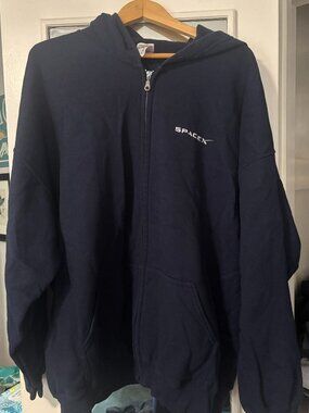 Authentic SpaceX Zip-up Hoodie
